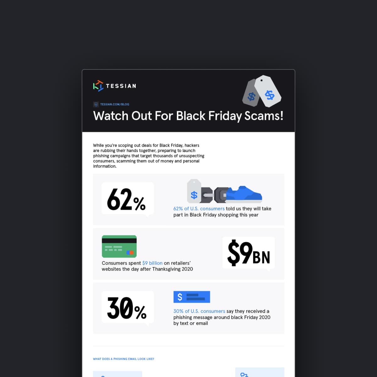 Infographic: Black Friday Scams | How To Spot Retail Scams | Tessian